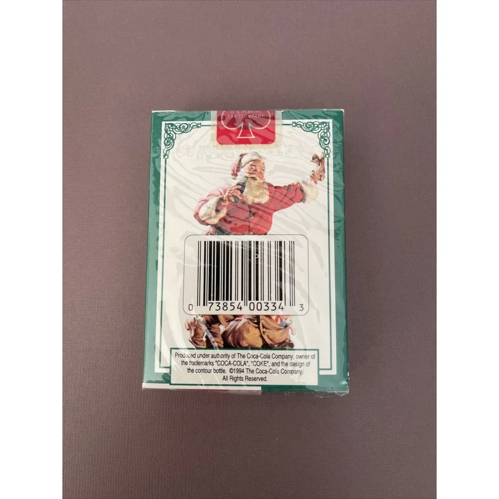 Coke Coca Cola Vintage Playing Cards New Sealed Deck Santa Claus Christmas Game‎